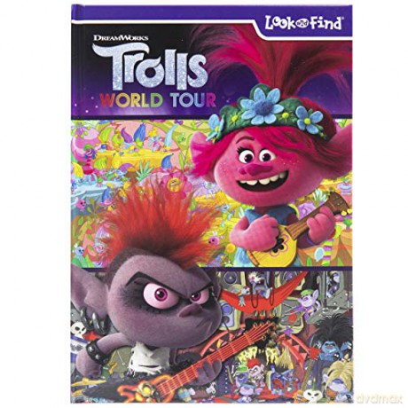 DreamWorks Trolls World Tour Poppy, Branch, and More! - Look and Find Activity Book - PI Kids: 1 [KSIĄŻKA]