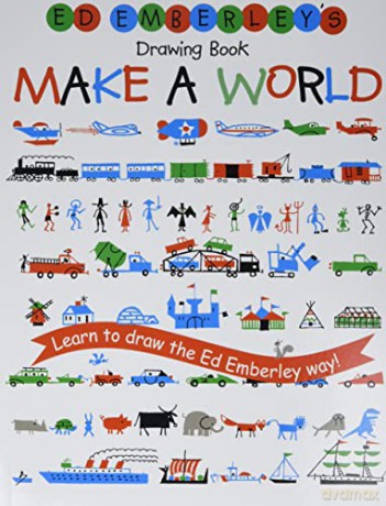 Ed Emberley's Drawing Book: Make A World (Ed Emberley Drawing Books) - Ed Emberley [KSIĄŻKA]