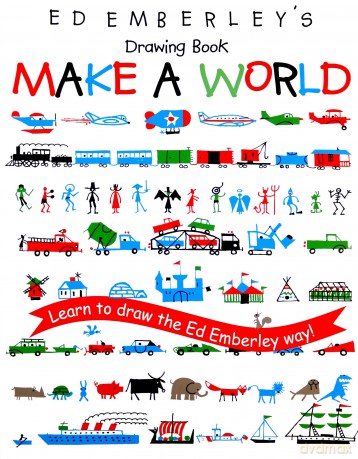 Ed Emberley's Drawing Book: Make A World (Ed Emberley Drawing Books) - Ed Emberley [KSIĄŻKA]