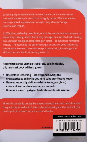 Effective Leadership (NEW REVISED EDITION): How to Be a Successful Leader - John Adair [KSIĄŻKA]