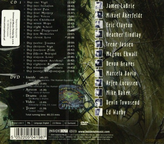 Ayreon: The Human Equatation - Special Edition 2012 [2CD]+[DVD]