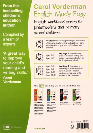 English Made Easy: Rhyming, Ages 3-5 (Preschool): Supports the National Curriculum, English Exercise Book (Made Easy Workbooks) - Carol Vorderman [KSIĄŻKA]