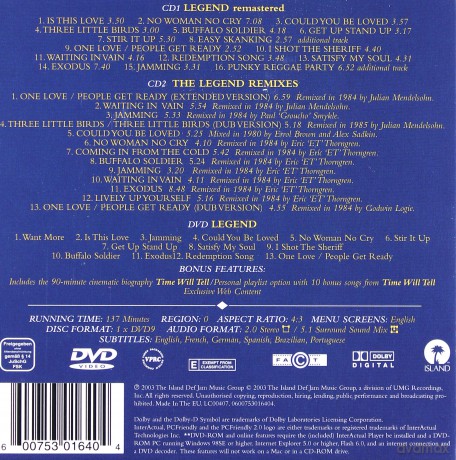 Bob Marley: Legend (Sound&Vision) [2CD]+[DVD]