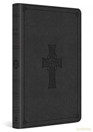 ESV Value Thinline Bible (TruTone, Charcoal, Celtic Cross Design) - Crossway Bibles [KSIĄŻKA]