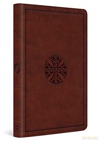 ESV Value Thinline Bible: English Standard Version, Trutone, Brown, Mosaic Cross, Value Thinline - Crossway Books [KSIĄŻKA]