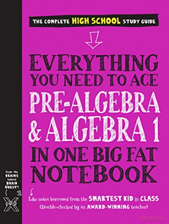 Everything You Need to Ace Pre-Algebra and Algebra I in One Big Fat Notebook: 1 (Big Fat Notebooks) [KSIĄŻKA]