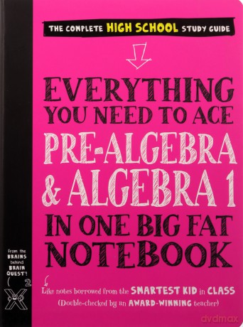 Everything You Need to Ace Pre-Algebra and Algebra I in One Big Fat Notebook: 1 (Big Fat Notebooks) [KSIĄŻKA]