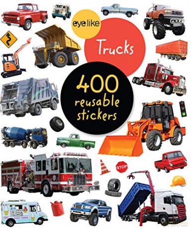 EyeLike Stickers: Trucks [KSIĄŻKA]