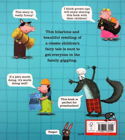 Fairy Tales: The Three Little Pigs (Nosy Crow Fairy Tales) - Ed Bryan [KSIĄŻKA]