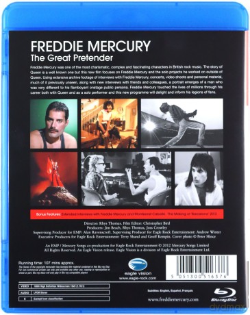 Freddie Mercury: The Great Pretender [Blu-Ray]