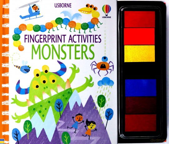 Fingerprint Activities Monsters - Fiona Watt [KSIĄŻKA]
