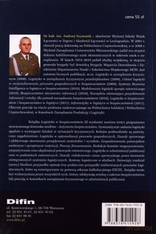 Logistyka w bezpieczeństwie. Wydanie 2 - Andrzej Szymonik [KSIĄŻKA]