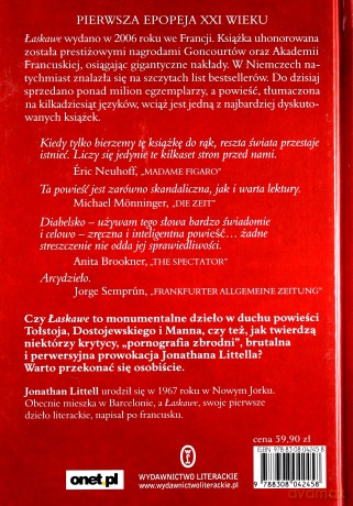 Łaskawe - Littel Jonathan [KSIĄŻKA] 