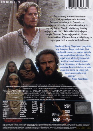 Ostatnie kuszenie Chrystusa [DVD]