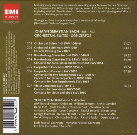 Yehudi  Menuhin: Works With Orchestra - Limited [7CD]