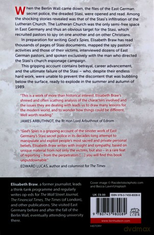 God's Spies: The Stasi's Cold War espionage campaign inside the Church - Elisabeth Braw [KSIĄŻKA]