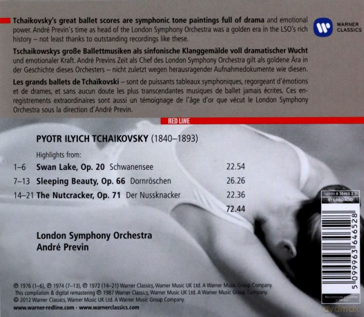 Previn/London Symphony Orchestra: Red Line - Swanlake, Nutcracker - Highlights [CD]