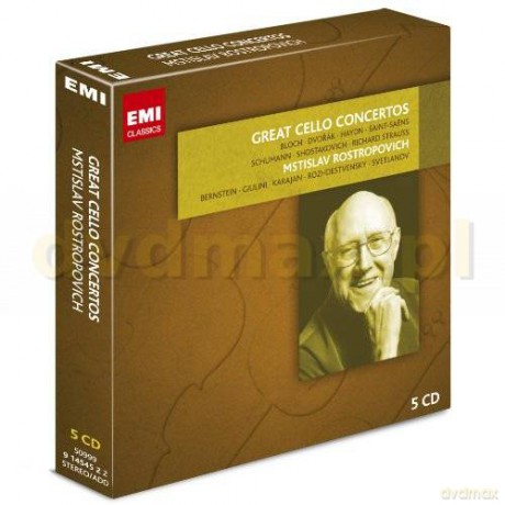 Mstislav Rostropowitsch: Great Cello Concertos - Limited [5CD]