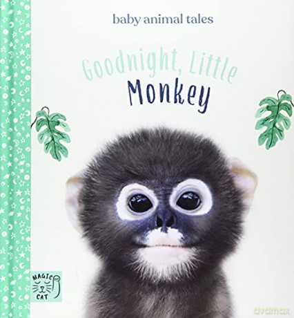 Goodnight, Little Monkey: Simple stories sure to soothe your little one to sleep (Baby Animal Tales) - Amanda Wood [KSIĄŻKA]