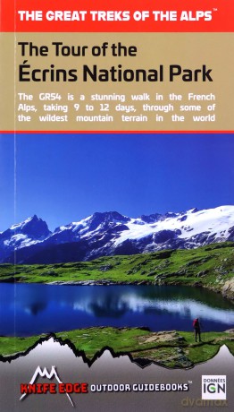 GR54: Tour of the Ecrins National Park - Real IGN Maps 1:25,000 (Great Treks of the Alps) - Andrew McCluggage [KSIĄŻKA]