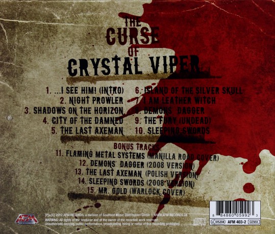 Crystal Viper: The Curse Of Crystal Viper [CD]