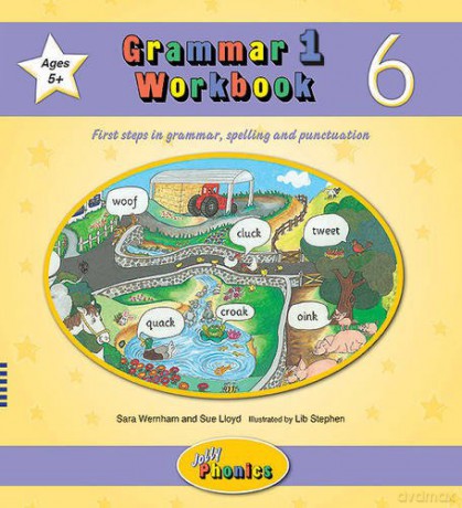 Grammar 1 Workbook 6: In Precursive Letters (British English edition) (Grammar 1 Workbooks 1-6) - Sara Wernham [KSIĄŻKA]