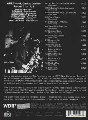 Ian Dury & The Blockheads: Live At Rockpalast 1978 (digipack) [DVD]