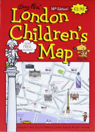 Guy Fox London Children's Map - Kourtney Harper [KSIĄŻKA]