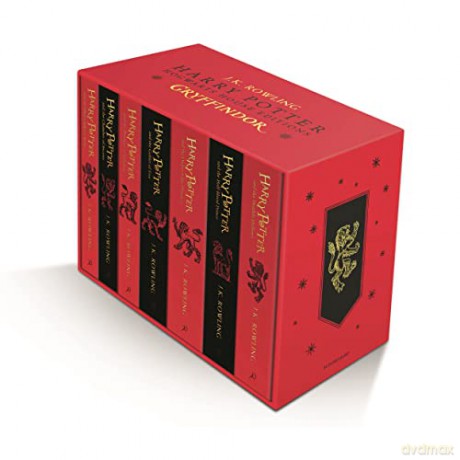 Harry Potter Gryffindor House Editions Paperback Box Set: J.K. Rowling - Paperback Box Set - J.K. Rowling [KSIĄŻKA]