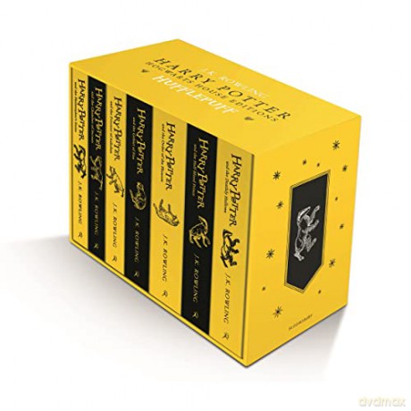 Harry Potter Hufflepuff House Editions Paperback Box Set: J.K. Rowling - Paperback Box Set - J.K. Rowling [KSIĄŻKA]