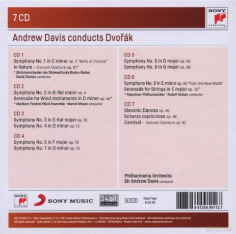 Andrew Davis: Antonín Dvorák: The Symphonies [7CD]