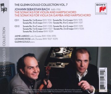 Glenn Gould: Glenn Gould Plays Bach: The 6 Sonatas For Violin & Harpsichord Bwv 1014-1019; The 3 Sonatas For Viola Da Gamba & Harpsichord Bwv 1027-1029 [2CD]
