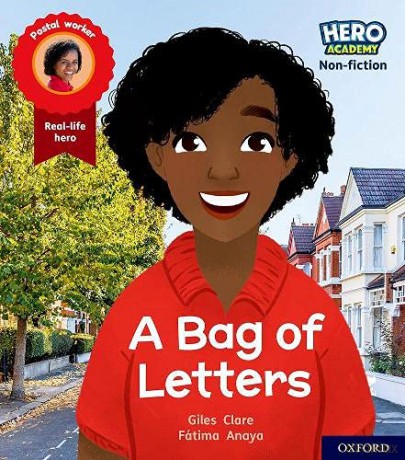 Hero Academy Non-fiction: Oxford Level 4, Light Blue Book Band: A Bag of Letters - Giles Clare [KSIĄŻKA]