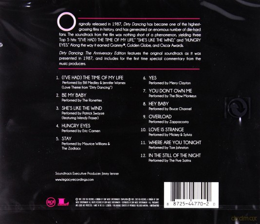 Dirty Dancing: Anniversary Edition soundtrack [CD]