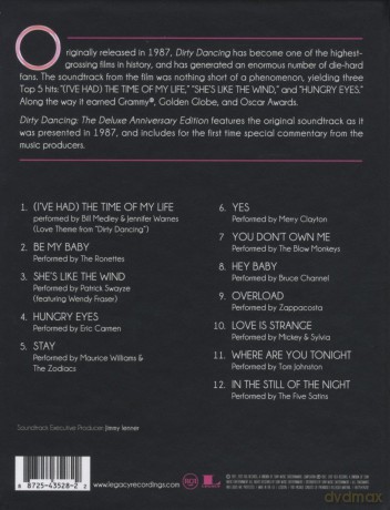 Dirty Dancing: Deluxe Anniversary Edition soundtrack (digipack) [CD]
