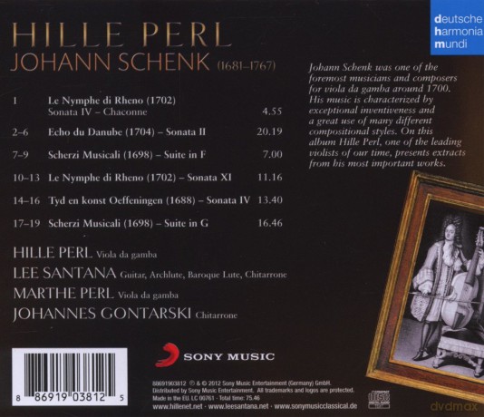 Hille Perl: The Music Of Johann Schenk [CD]