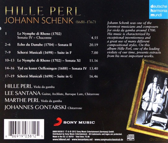 Hille Perl: The Music Of Johann Schenk [CD]