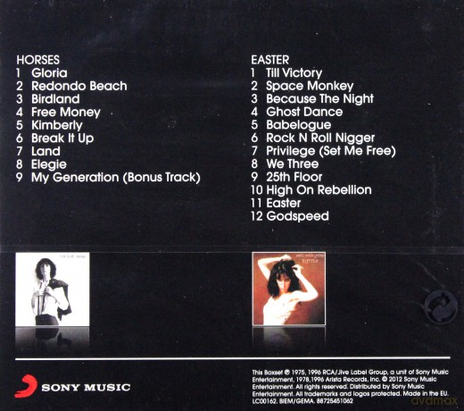 Patti Smith: Horses/Easter [2CD]