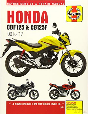 HONDA CBF125 (09-17) [KSIĄŻKA]