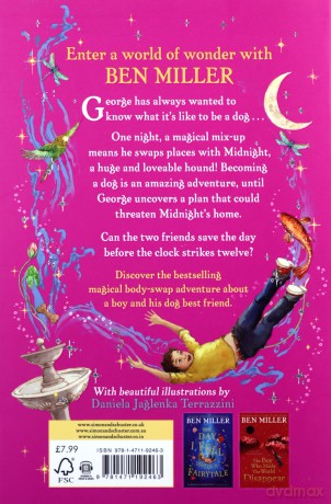 How I Became a Dog Called Midnight: The top-ten magical adventure from the author of The Day I Fell Into a Fairytale - Ben Miller [KSIĄŻKA]