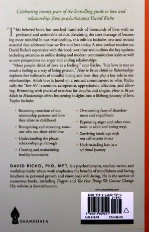 How to Be an Adult in Relationships: The Five Keys to Mindful Loving - David Richo [KSIĄŻKA]