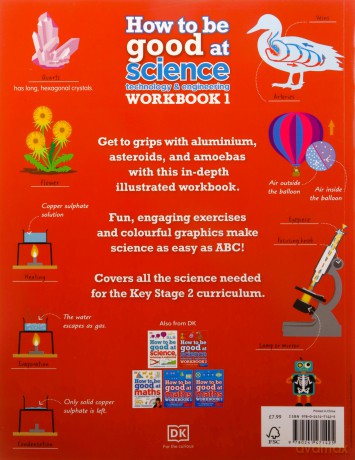 How to be Good at Science, Technology and Engineering Workbook 1, Ages 7-11 (Key Stage 2): The Simplest-Ever Visual Workbook [KSIĄŻKA]