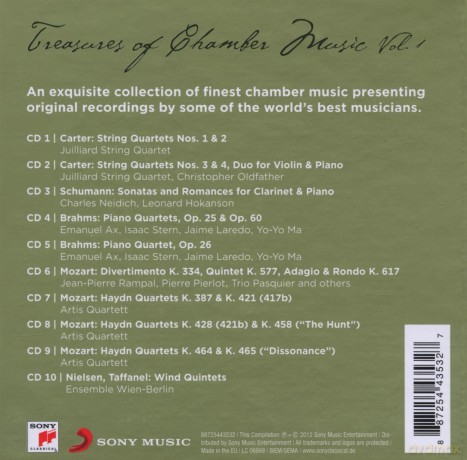 Treasures Of Chamber Music 1 [10CD]