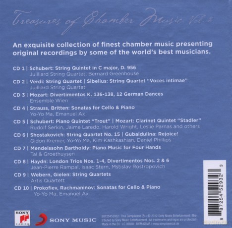 Treasures Of Chamber Music 2 [10CD]