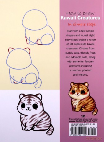 How to Draw: Kawaii Creatures: In simple steps - Aria Wei [KSIĄŻKA]