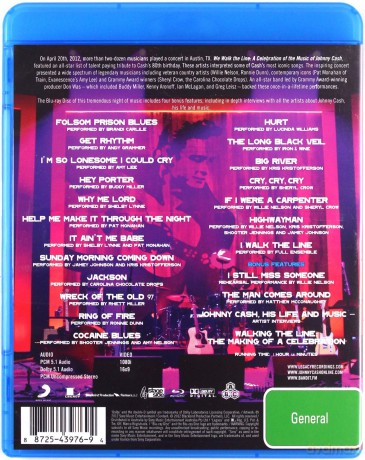 We Walk The Line: A Celebration Of The Music Of Johnny Cash [Blu-Ray]