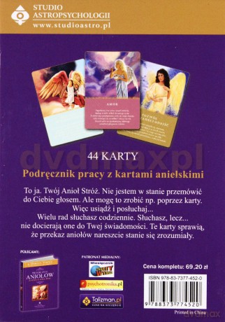 Karty Przesłania aniołów Zestaw - Doreen Virtue [KARTY]