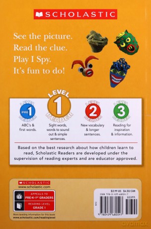 I Spy a Scary Monster (Scholastic Reader Level 1: I Spy) - Jean Marzollo [KSIĄŻKA]