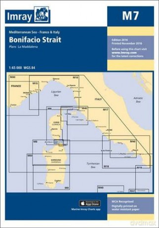 Imray Chart M7: Bonifacio Strait (M Series) - Imray [KSIĄŻKA]