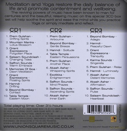 Yoga And Meditation [3CD]